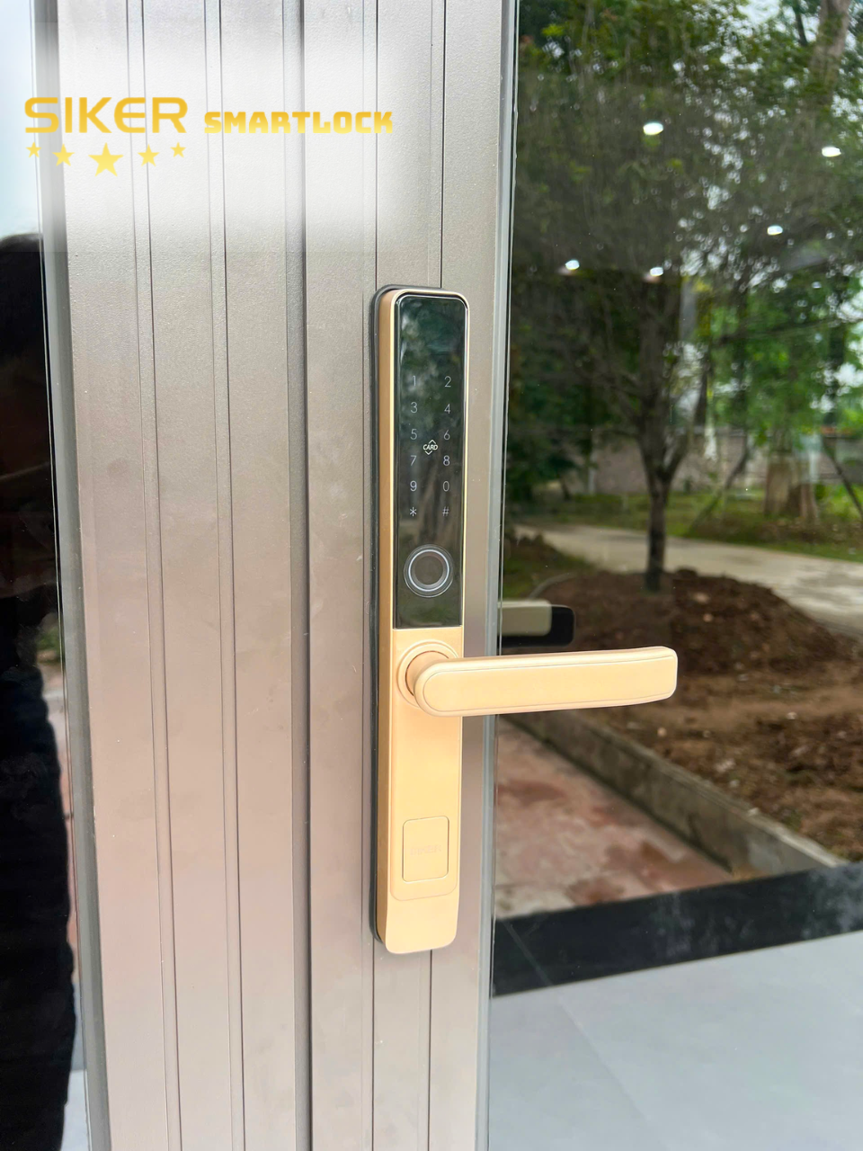 Hoàn thành lắp đặt khóa điện tử KTS105 cho nhà anh Minh