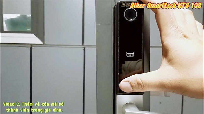 Hướng dẫn cách thiết lập khóa thông minh Siker SmartLock KTS 108 đơn giản nhất