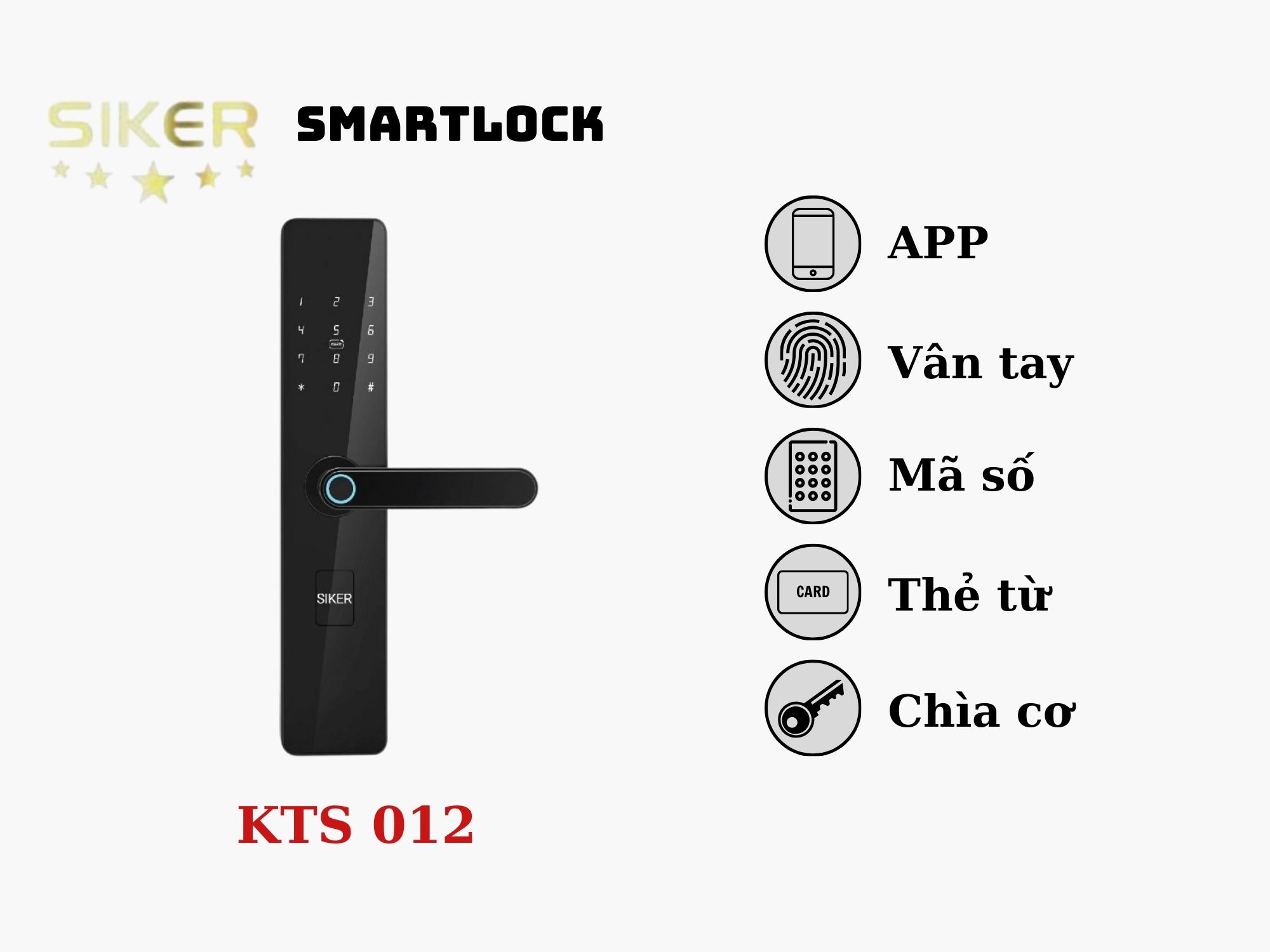 Khóa Siker KTS012- Giới thiệu và hướng dẫn cài đặt