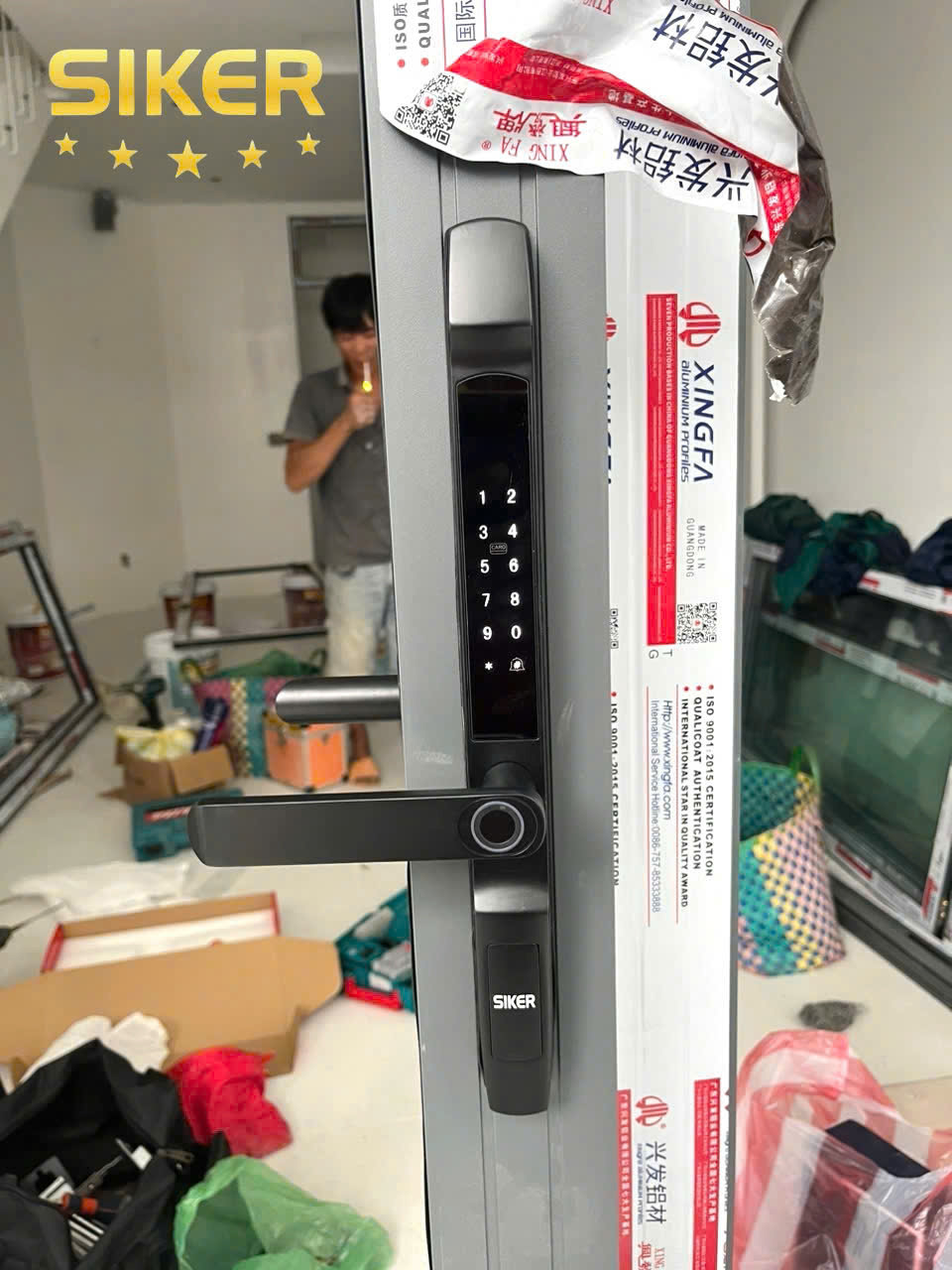 Khóa điện tử Siker KTS141.3D Chính Hãng – Sản phẩm cao cấp từ Siker Việt Nam