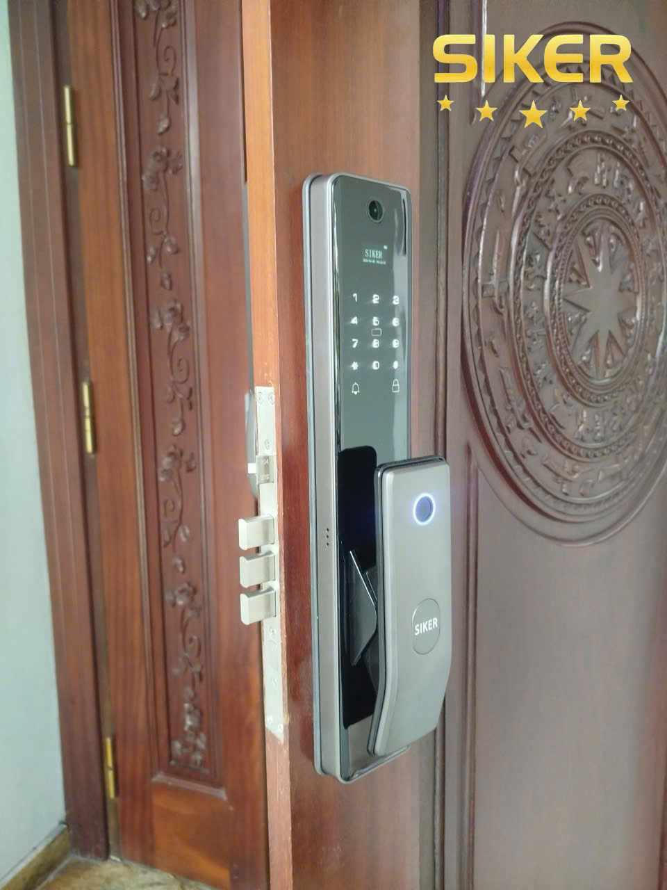 🔐 HOÀN THIỆN LẮP ĐẶT KHÓA CAMERA THÔNG MINH SIKER KTS110R TẠI ECOPARK – HƯNG YÊN