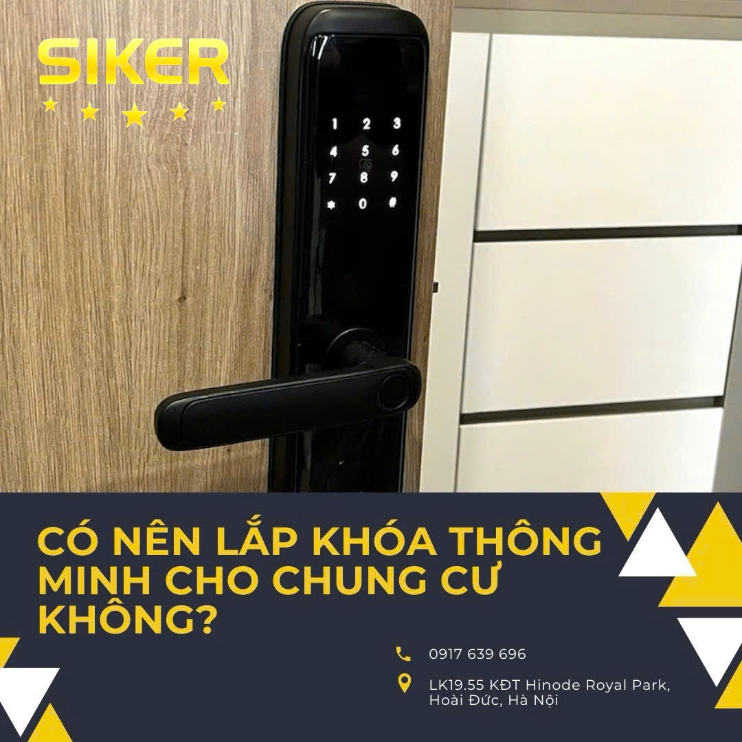 Có nên lắp khóa thông minh cho chung cư không?