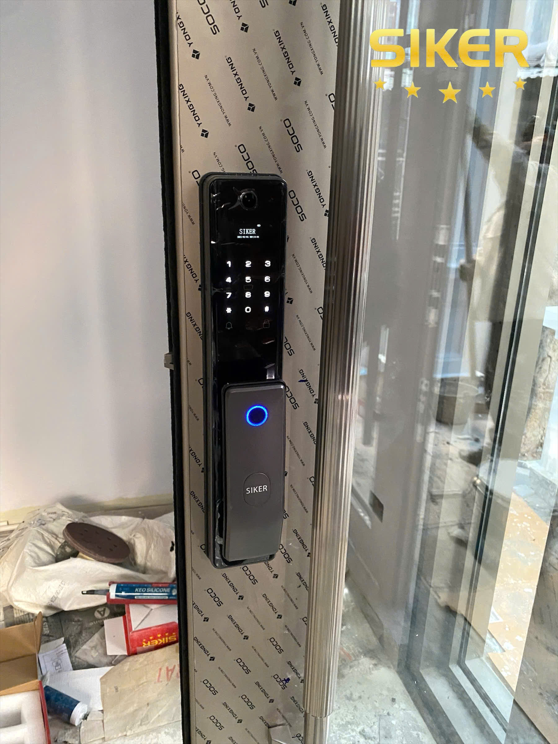 🔐 BÀN GIAO & HOÀN THIỆN KHÓA ĐIỆN TỬ SIKER KTS110R – QUỐC OAI, HÀ NỘI