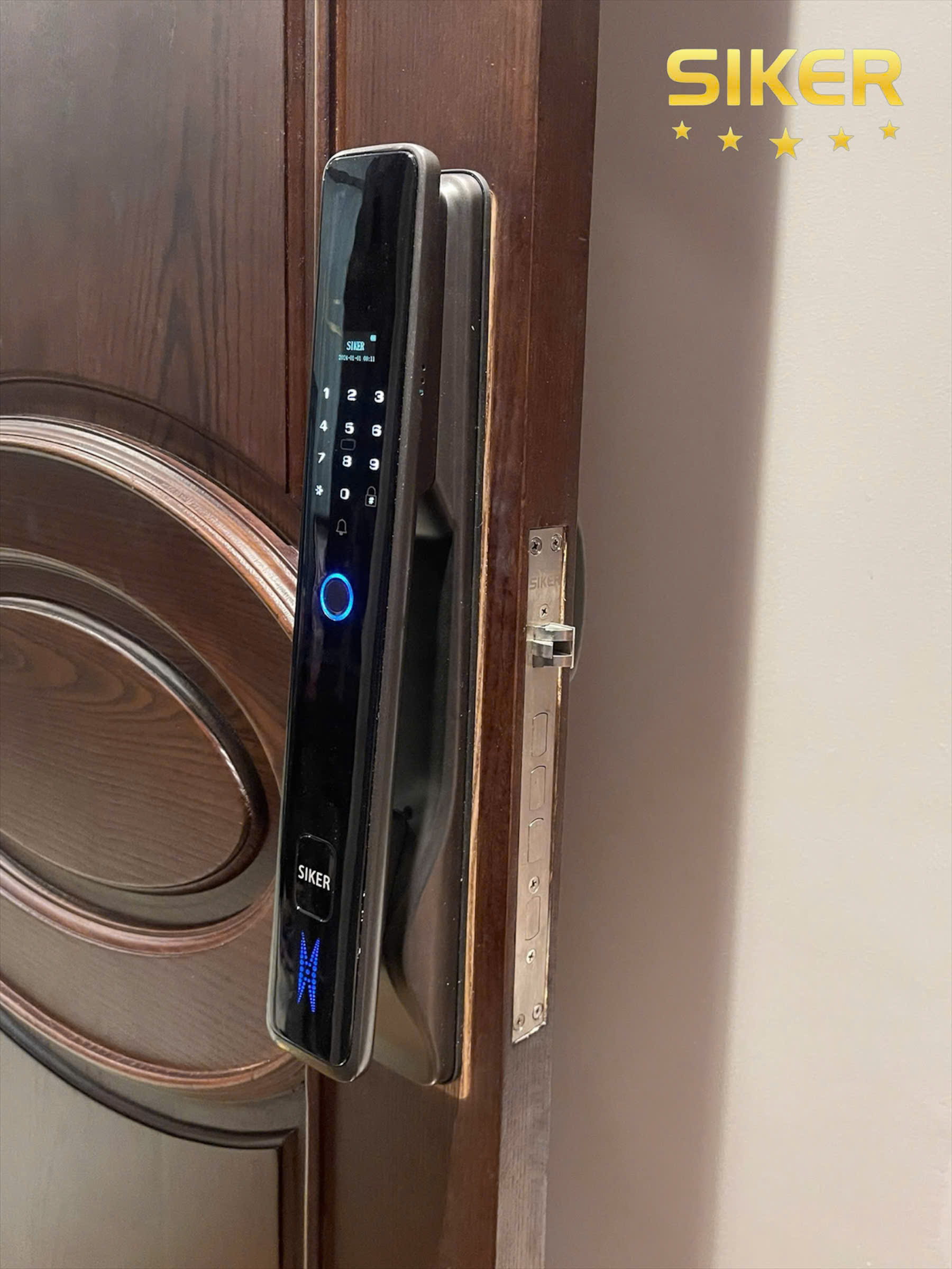 BÀN GIAO KHÓA ĐIỆN TỬ SIKER KTS112 TẠI HÀ ĐÔNG, HÀ NỘI