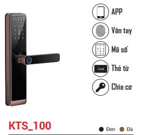 Khóa điện tử chính hãng Siker KTS100 lắp cửa thép